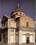 SANGALLO, Giuliano da Exterior of the church begun Spain oil painting artist